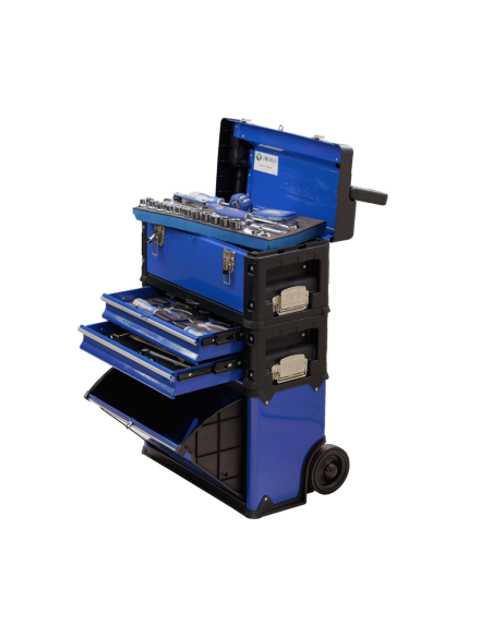 Caja De Herramientas Con Ruedas 3 En 1 98 Pzs 9021ftw520ff1 Irimo