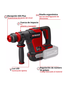 Martillo Demoledor 18v Tp-dh 18/4 Li Bl-solo 4514190 Einhell 2