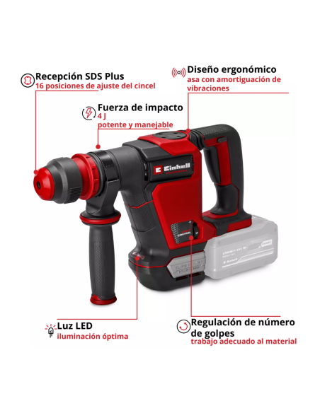 Martillo Demoledor 18v Tp-dh 18/4 Li Bl-solo 4514190 Einhell