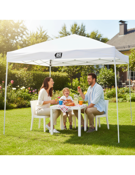 Gazebo 3x3 Tela Oxford Adhesiva 3000d Gbl-8 Lusqtoff