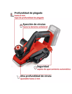 Cepillo Inalambrico Te-pl 18/82 Li Solo 4345400 Einhell 2