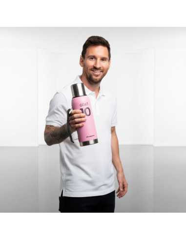 Termo 1 Litro Rosa Messi Tl1-9r Lusqtoff