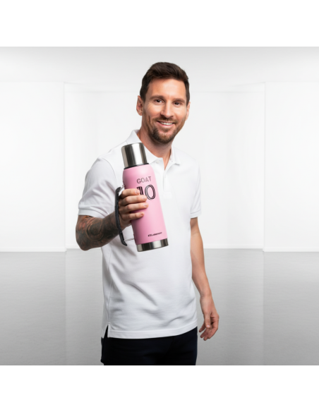 Termo 1 Litro Rosa Messi Tl1-9r Lusqtoff