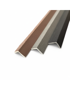 Esquinero Decorativo Para Wpc Exterior Marron Oscuro Stsyd 2
