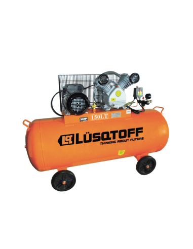 Compresor A Correa 3hp 150l Trifasico Lc-30150t Lusqtff