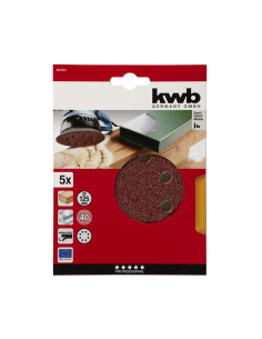 Disco Abrasivo Velcro 125/40 X 5 U 49491904 Kwb 2