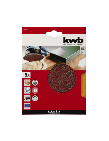 Disco Abrasivo Velcro 125/40 X 5 U 49491904 Kwb