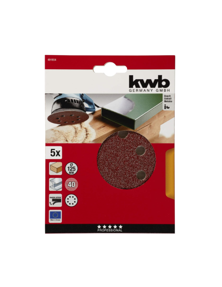 Disco Abrasivo Velcro 125/40 X 5 U 49491904 Kwb