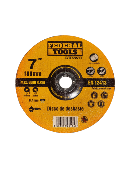 Disco Desbaste 115 X 6.4 Ft-g14 115 6022 Federal Tools