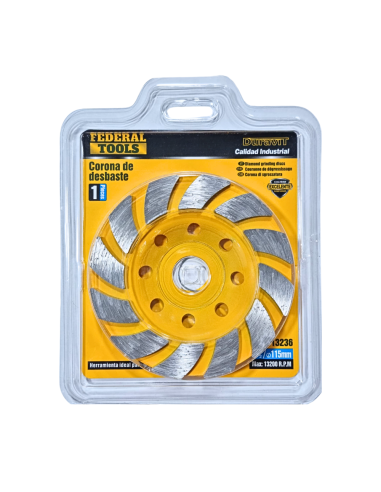 Disco Desbaste De Hormigon Y Piedra 115mm Ft-g11 115 Federal Tools