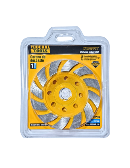 Disco Desbaste De Hormigon Y Piedra 115mm Ft-g11 115 Federal Tools
