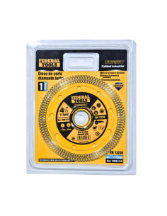 Disco Diamantado Turbo Super Fino 115x1 0mm Ft-t11 115 12 Federal Tools