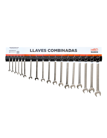 Panel + Llaves Combinadas NEW 6061A Bahco