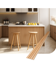 Revestimiento De Pared Wpc 9 Mm P054 X Caja 12 Placas Greenland 2