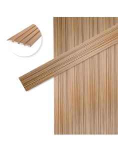 Revestimiento De Pared Wpc 9 Mm P054 X 20 Cajas 480 Placas Greenland