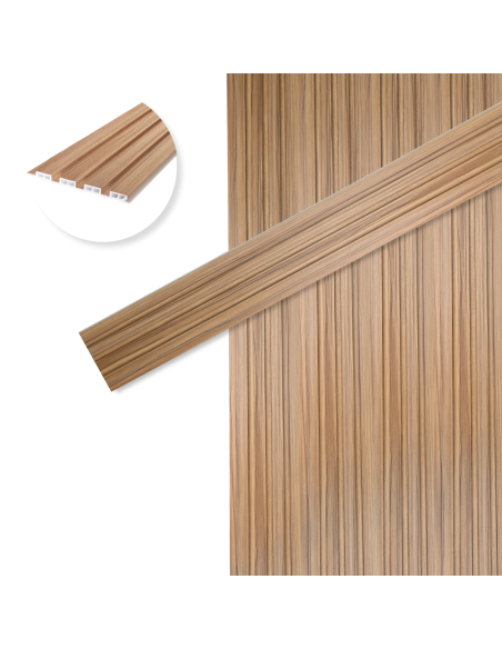 Revestimiento De Pared Wpc 9 Mm P054 X 20 Cajas 480 Placas Greenland