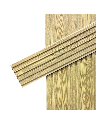 Revestimiento De Pared Wpc 9 Mm P072 X 40 Cajas 480 Placas Greenland