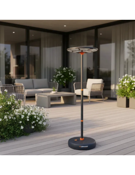 Lampara Solar De Pie 240w Fria/cal Lqe-lamdp1 Lusqtoff Electric