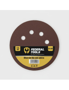 Disco De Velcro Lija 125mm Grano 100 811615 Federal Tools