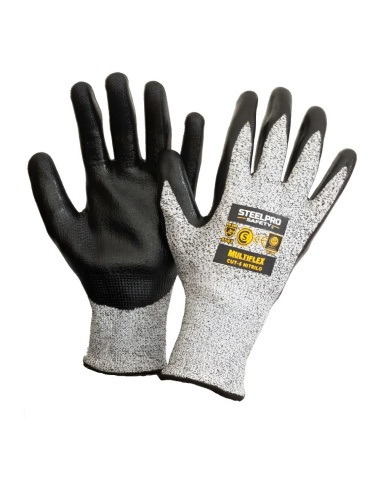 Guante Anticorte Multiflex Cut-5 Pu Tdm Talle 8 Steel Pro