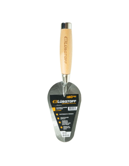 Cuchara Albanil Tipo Roma 7" 180 Mm L7104 Lusqtoff