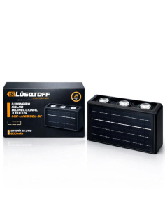 Luminaria Solar 3 Lentes Lqe-lumbisol-3ff Lusqtoff