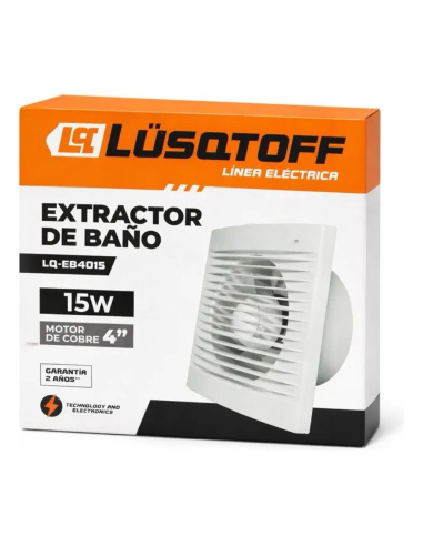Extractor De Bano 6 Lq-eb6025 Lusqtoff