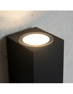 Aplique Aluminio  Bidireccional Lq-l15os-gu10 Lusqtoff Electric 2