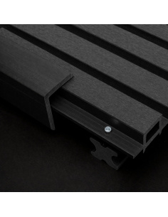 Esquinero Decorativo Para Wpc Exterior Black 2