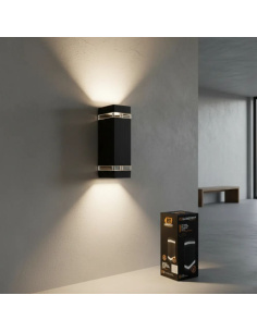 Aplique Pared Aluminio Bidireccional Lq-l230s Lusqtoff Electric 2