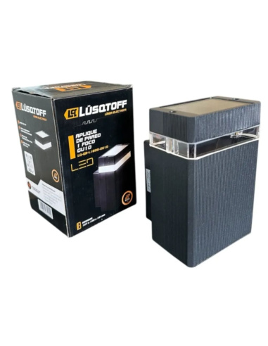 Aplique Aluminio Cuadrado Lq-qbl16os-gu10 Lusqtoff Electric