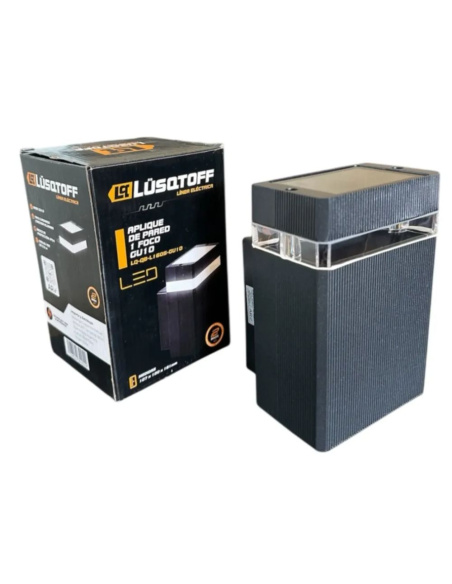 Aplique Aluminio Cuadrado Lq-qbl16os-gu10 Lusqtoff Electric