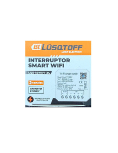 Interruptor Smart Wifi 2 Canales Lq-intwifi2 Lusqtoff
