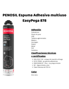 Espuma Adhesiva Easypega 878 de 750ml A6499 Penosil 2