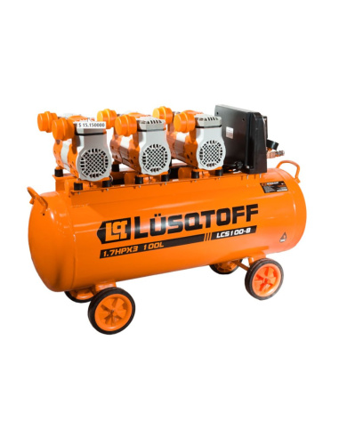 Compresor De Aire Sin Aceite 100 L Lcs100-8 Lusqtoff