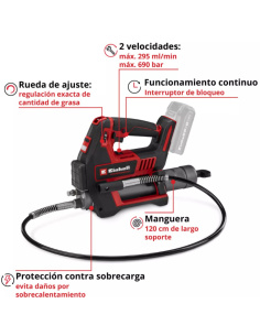 Pistola Engrasadora A Bateria Tp-gr 18/690 Li - Solo 4522300 Einhell 2