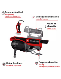 Elevador A Bateria Te-eh 18/250 Li Bl-solo 2255161 Einhell 2
