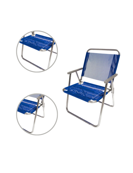 Silla Alta Reforzada Azul Botafogo