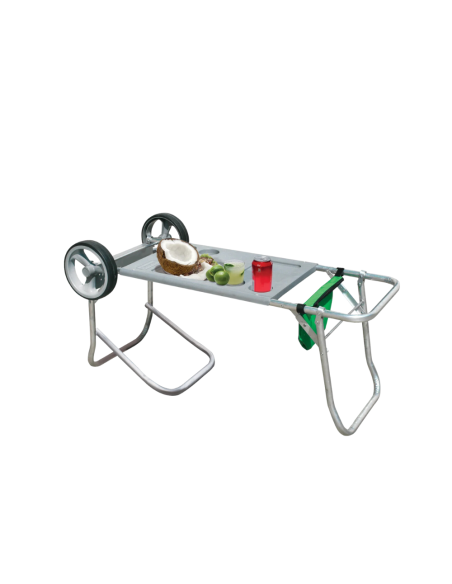Carro Mesa De Playa De Aluminio Con Accesorios Car0660 Botafogo