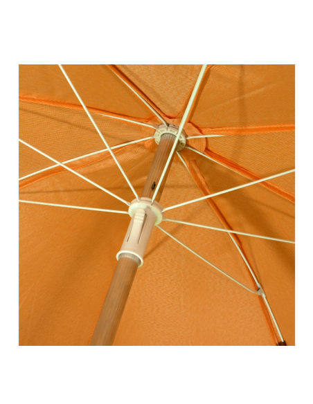 Sombrilla 80 X 80 Pvc/aluminio Naranja Gsl0426 Botafogo