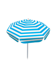 Sombrilla 80 X 80 Pvc/aluminio Azul Rayas Blancas Gsl0573 Botafogo
