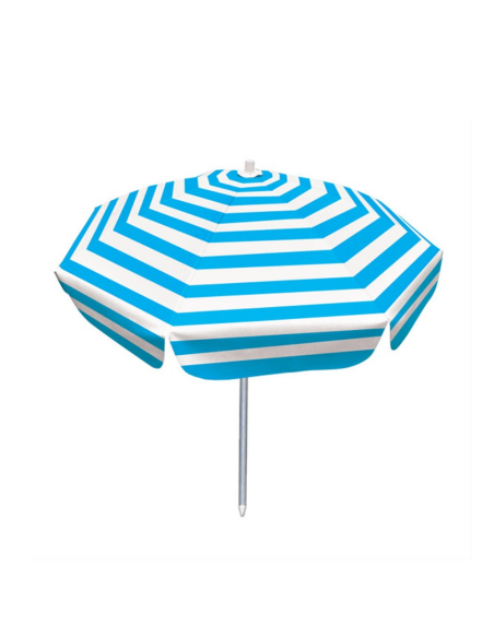 Sombrilla 80 X 80 Pvc/aluminio Azul Rayas Blancas Gsl0573 Botafogo
