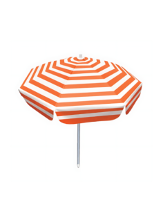 Sombrilla 80 X 80 Pvc/aluminio Rojo Rayas Blancas Gsl0574 Botafogo