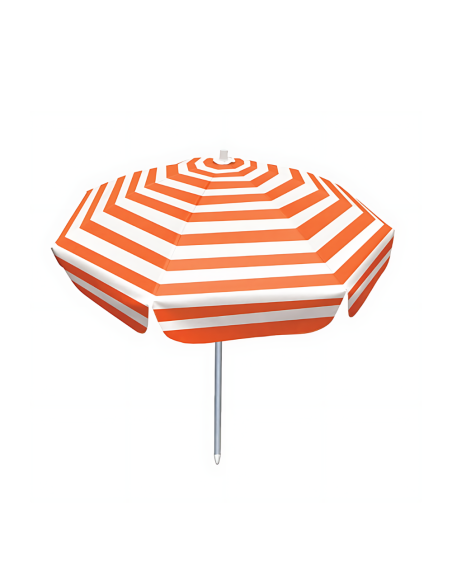 Sombrilla 80 X 80 Pvc/aluminio Rojo Rayas Blancas Gsl0574 Botafogo