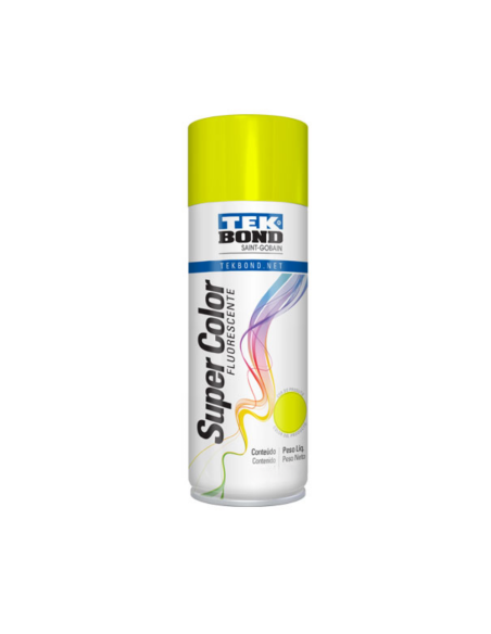 Pintura En Aerosol Amarillo Fluor 200 Mltekbond