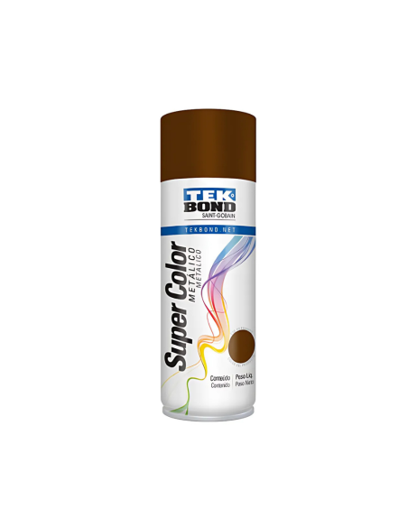 Pintura En Aerosol Bronce Metalizado 200 Ml Tekbond