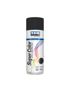 Pintura En Aerosol Alta Temperatura Negro Mate 350 Ml Tekbond