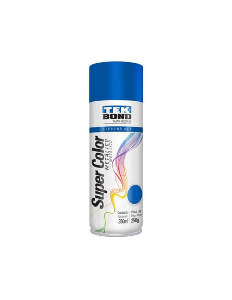 Pintura En Aerosol Azul Metalizado 350 Ml Tekbond