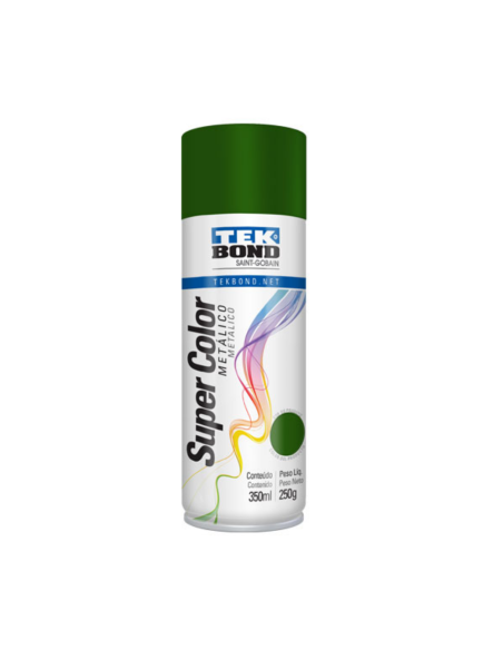 Pintura En Aerosol Verde Metalizado 350 Ml Tekbond
