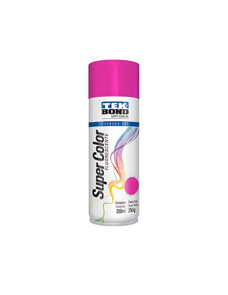 Pintura En Aerosol Rosa Fluor 350 Ml Tekbond
